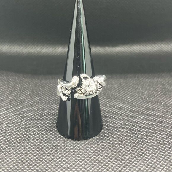 Sterling Silver Adjustable Cat Ring-Perfect for Cat Lovers - Picture 8 of 8